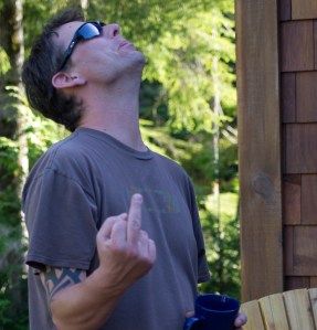 My brother has his own way of dealing with feedback, but he's a pretty good guy nonetheless.