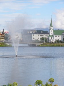 The pond in Reykjavik was a magical place to write and think