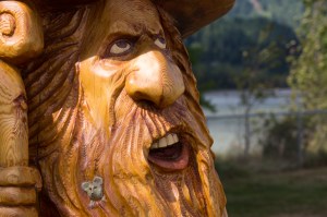 If you think screaming at the gods will help break your writer's block, give it a go! (Photo taken in Hope, BC, ironically enough)