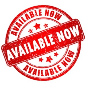 Available now stamp