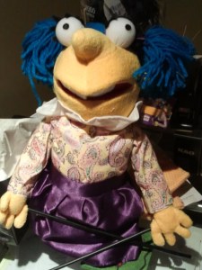 The new lady in my life thanks to Patrick Bristow and the folks at PuppetUp!