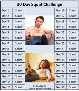 30-day squat challenge