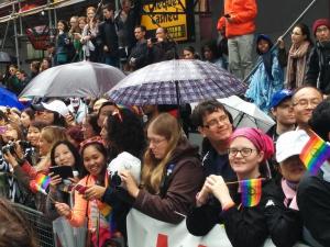 Everyone shouted their support.