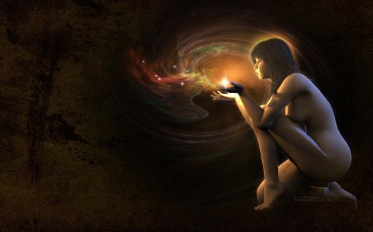 God Creating The Universe